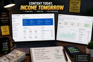Ways to make money blogging with AdSense and affiliate marketing How to make money blogging in 2026 How to make money blogging