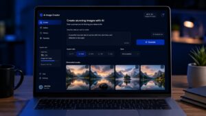 Microsoft Designer AI image generator