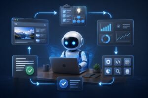 AI agent planning and completing multiple tasks autonomously